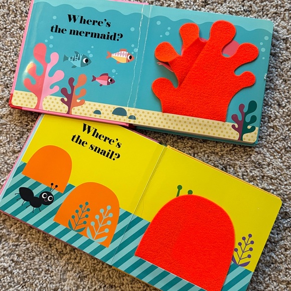 3/$25 🪩 Unicorn & Ladybug Lift the Flap Board Book Bundle | Toddler + Baby Books - Picture 2 of 4